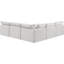 Ensemble modulaire de coin en velours 5 pièces Itala-94482432