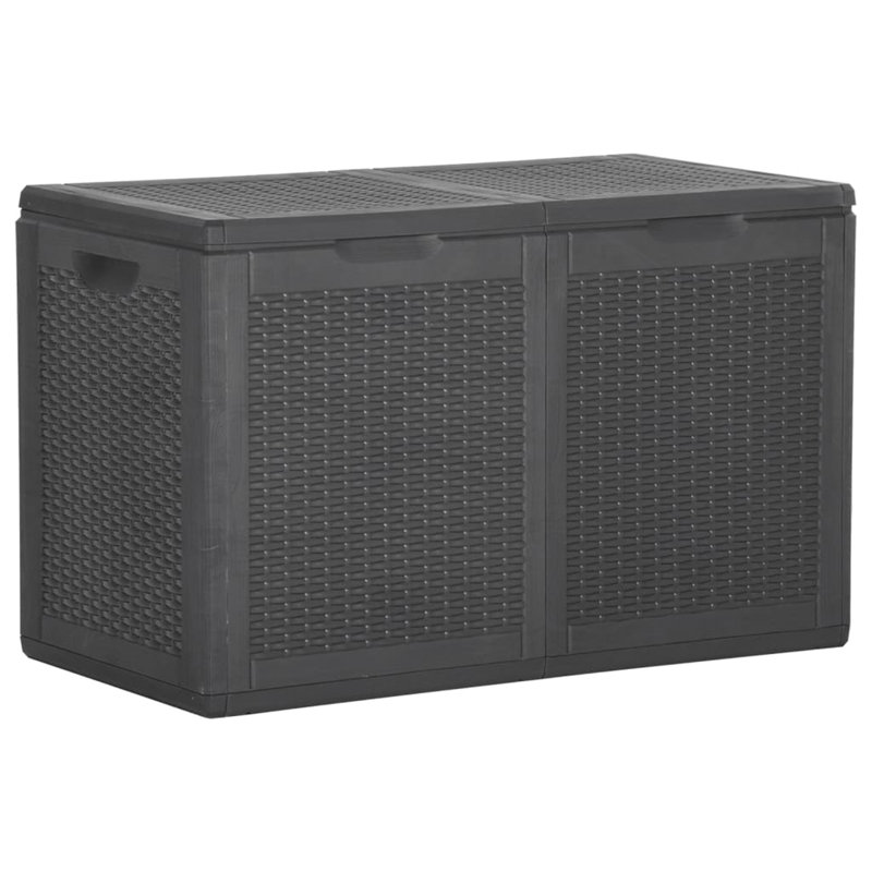 META 80.5 cm W 180 L Deck Box in Black