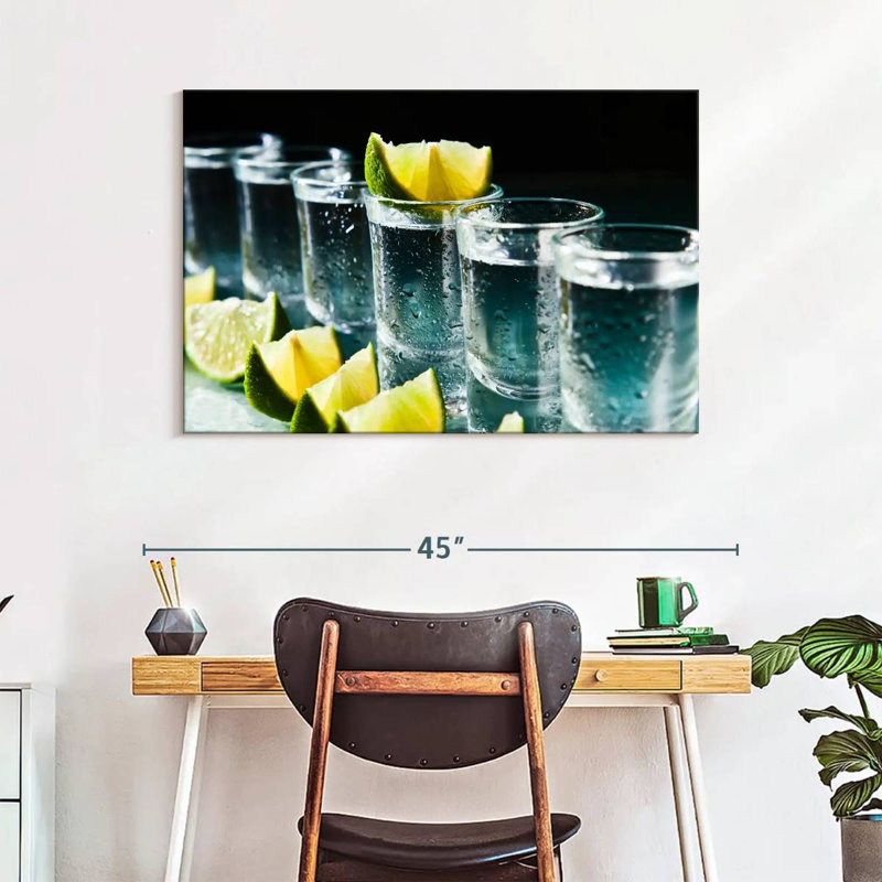 Yarlin Lime Tequila Drinks, 26" H x 39" W