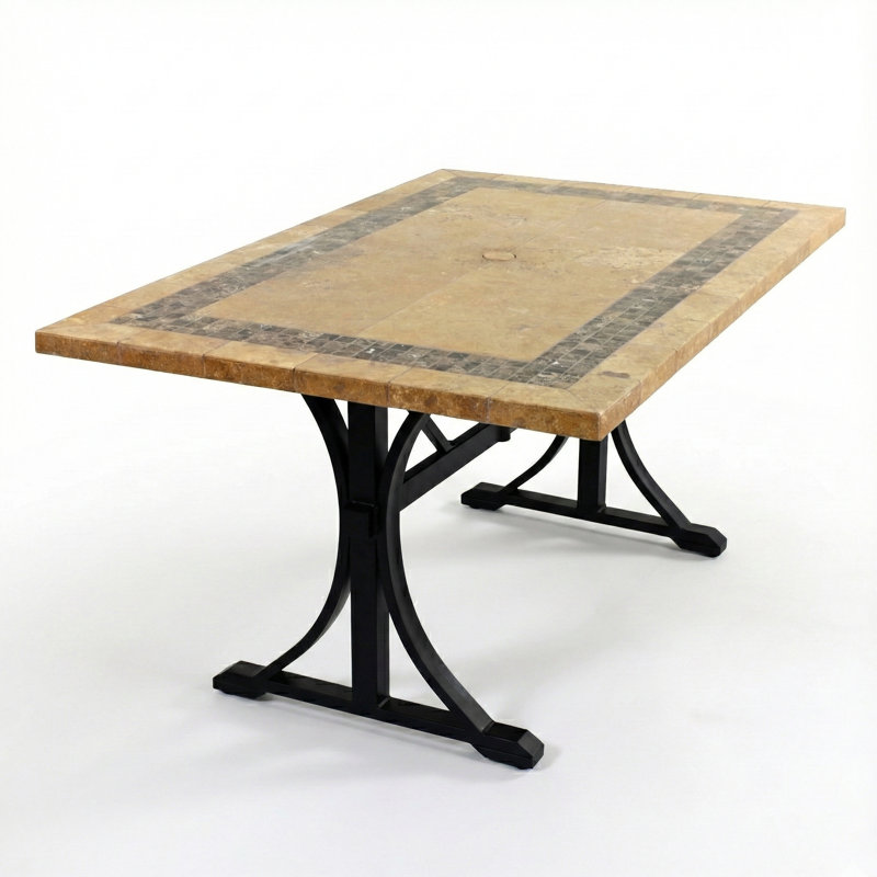 CHARLESTON Garden Stone Mosaic Table