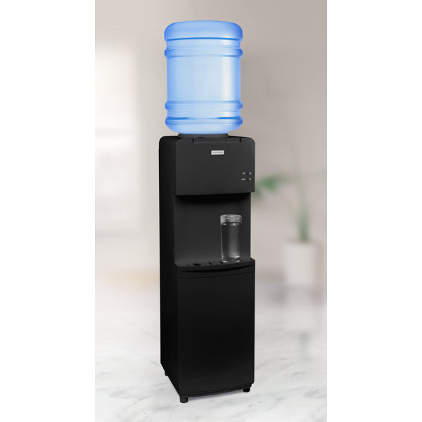 Water Coolers 5 Gallon Top Load,Hot/Cold Water Cooler Dispenser, Innovative  Slim Design Energy Saving Freestanding with Child Safety Lock for Home or