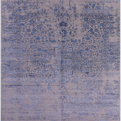 Tapis bleu Bourbonnais