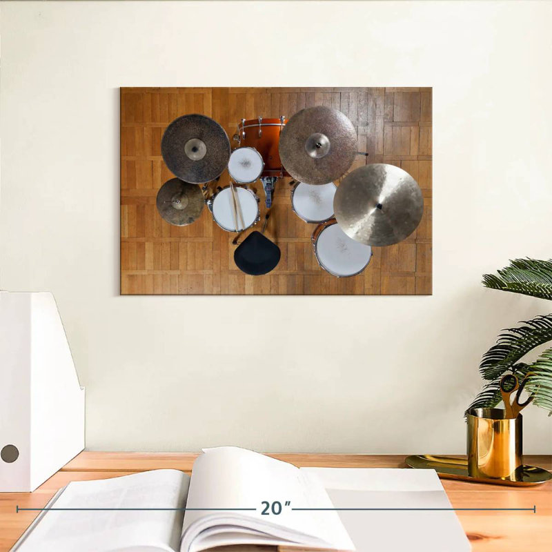 Full Drum Set, 8" H x 12" W
