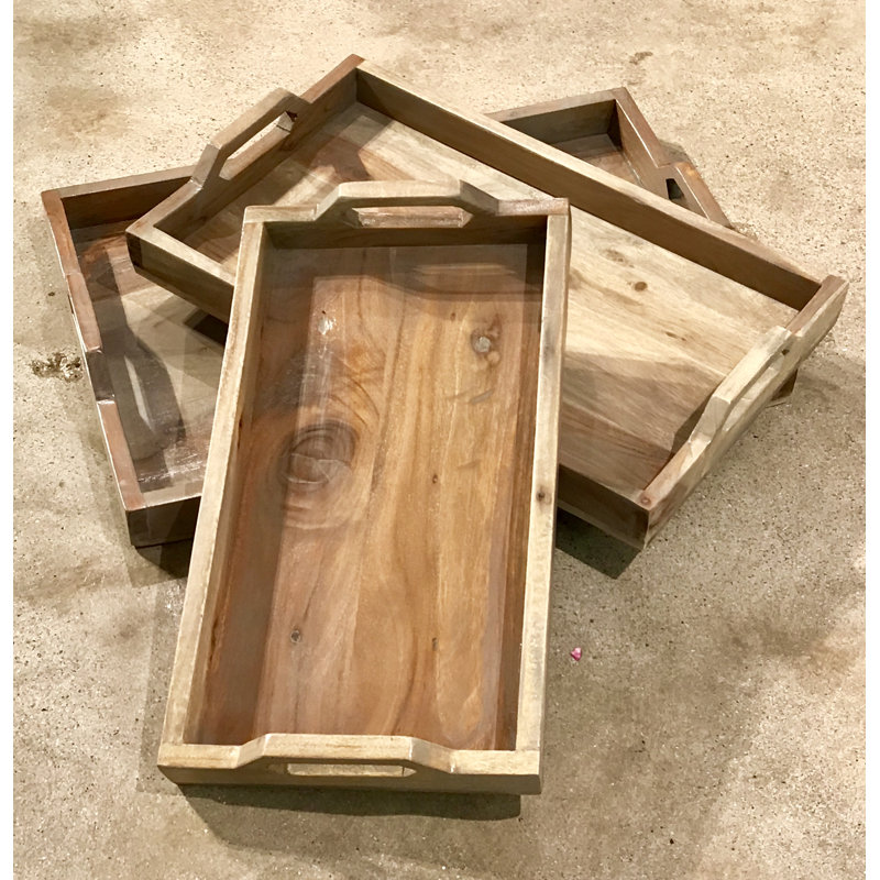 Emory Solid Wood Decorative Tray