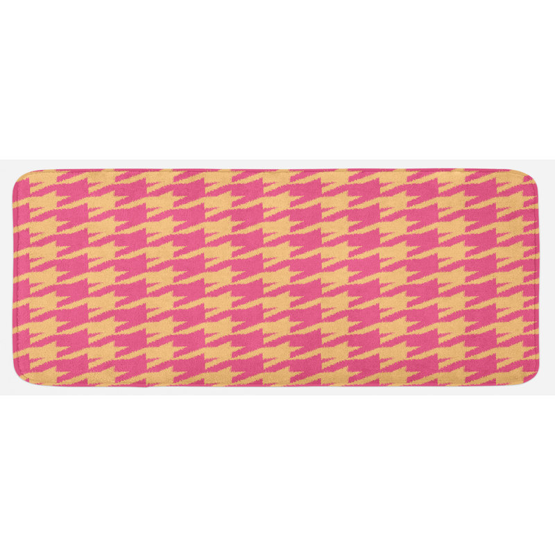 Tapis de cuisine pied-de-poule