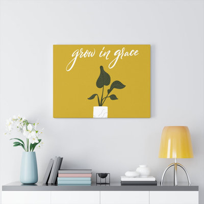 Grown In Grace - Wrapped Canvas Print