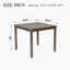 Wooden Dining Square Table, Kitchen Table For Small Space, 4 Person Dining Table