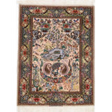 One-of-a-Kind Rectangle 3'6" X 4'7" Hand Knotted Area Rug