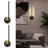 Modern Linear Integrated LED Matte Black Vanity Light (set of 2),3000K Warm Light Damp Rated for Bathroom, Hallway, Entryway-635133995