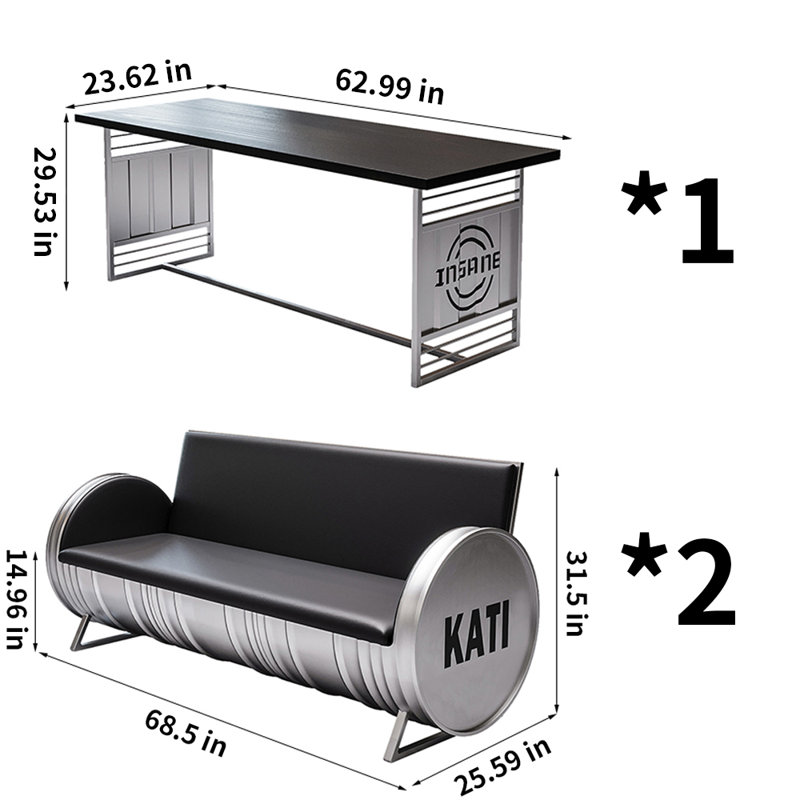 Table basse Industrial