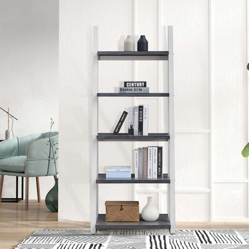 Bibliothèque, Gris / Blanc