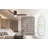 52 In. Flush Mount Ceiling Fan With Light And Remote Control