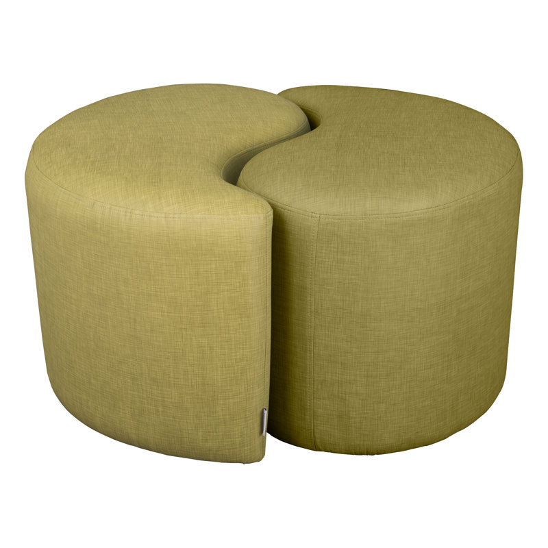Learniture Structured Teardrop Stool -Flexible Modular Collaborative Soft Seating For Office, Home, Lounge And School Classrooms With Durable Frame 1002NLG