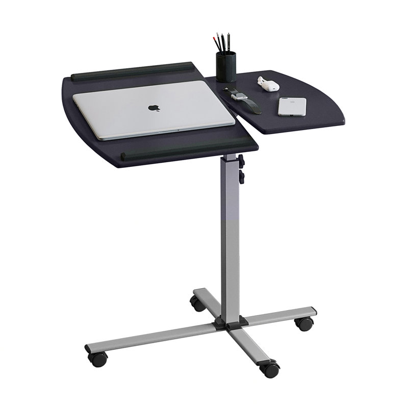 Chariot réglable pour ordinateur portable, gris