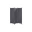 Cristoval 161 cm W x 170 cm H Steel Folding Room Divider-925163865-925052993