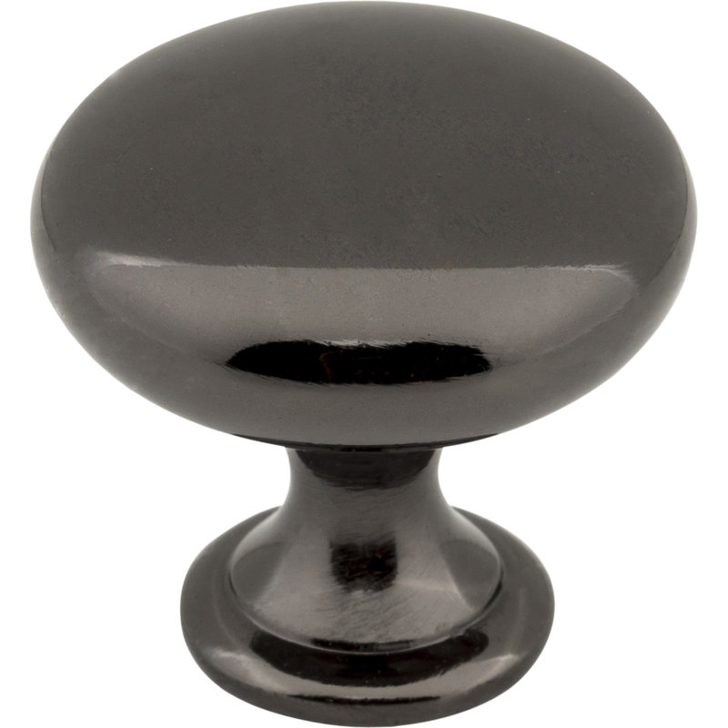 Poignée champignon Madison 1 3/16 po de diamètre, Nickel noir