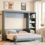Lit escamotable avec bureau et tablettes Murphy-1352637428-1352637435
