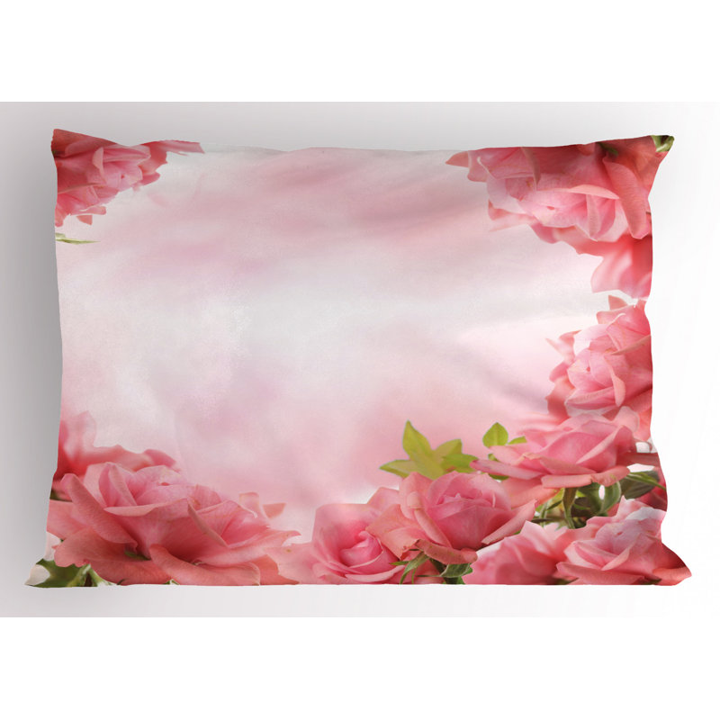 Polyester Floral Sham Set, Twin
