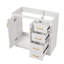 Meuble-lavabo de 36 po sans lavabo supérieur, armoire de rangement en bois massif, meuble-lavabo autoportant avec 3 tiroirs et portes à fermeture douce (NON INCLUS DANS LE BASSIN)-132915433-132915434