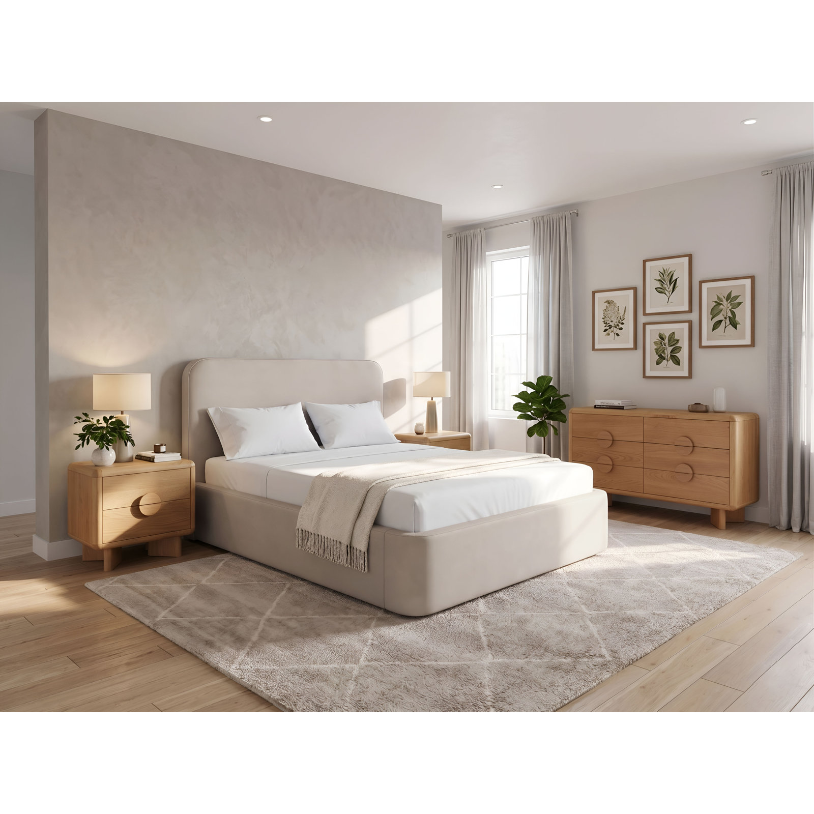 Tiza Platform Bed, Queen