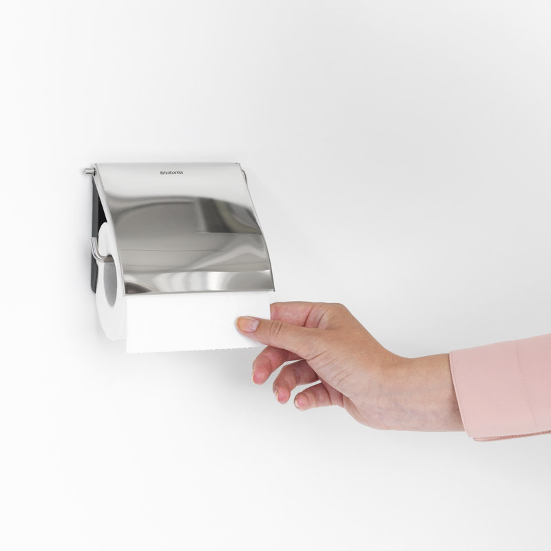 Porte-papier hygiénique Brabantia ReNew, Acier brillant