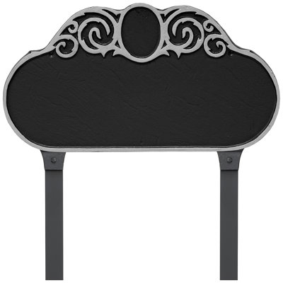 Monogram 2-Line Lawn Address Sign