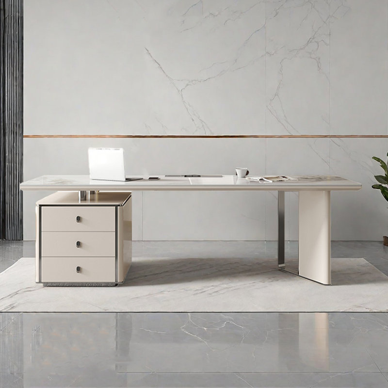 Embrey, Blanc / Gris, H 29,53 po x l 70,87 po x P 27,56 po