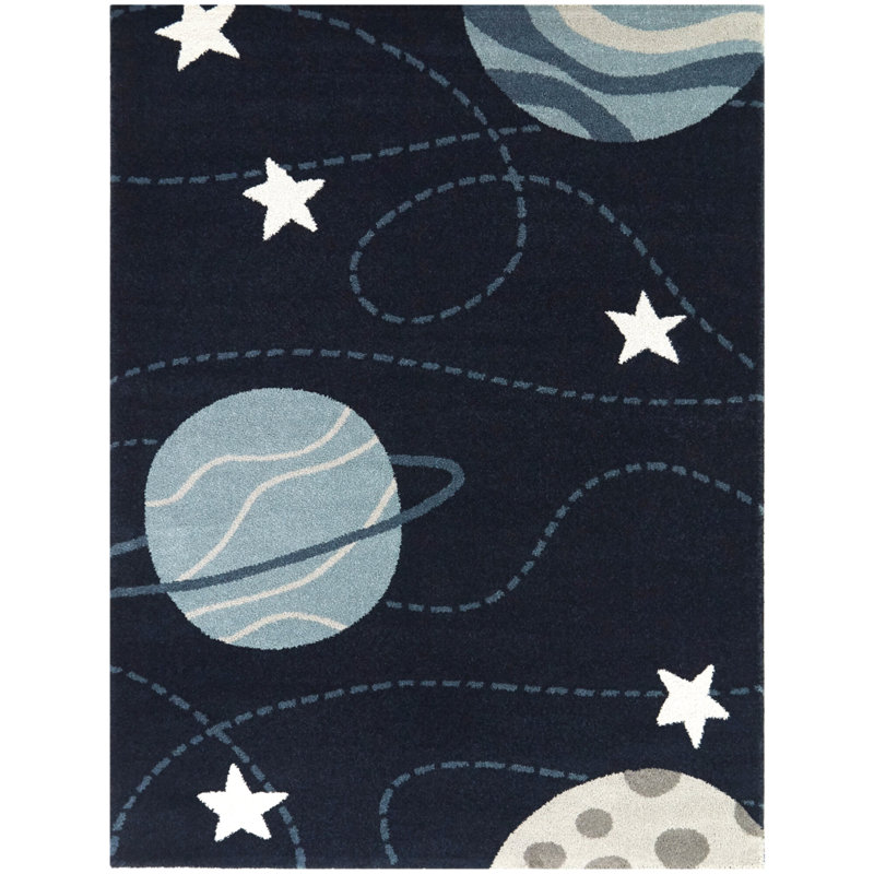 Tapis en polypropylène tissé à la machine Astrid, Rectangle 5 pi 3 po x 7 pi, Crème
