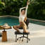 Cloud-style Cross-leg Swivel Chair With Adjustable Height Yoga Kneeling Chair With Lumbar Support For Office-565323304