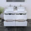 Meuble-lavabo double 47,2 po avec plateau Kashden-361250005