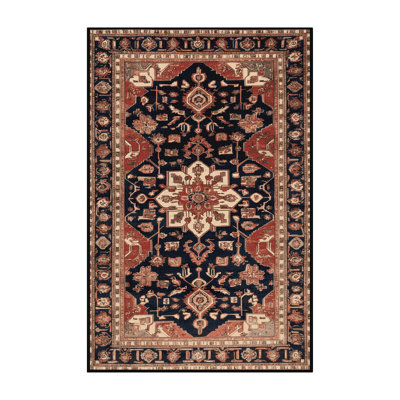 Machine Washable Persian Brown Area Rug