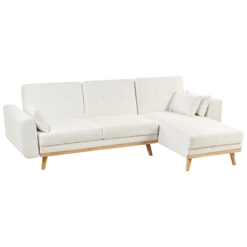 KAARINA 3 Seater Sofa Bed, White