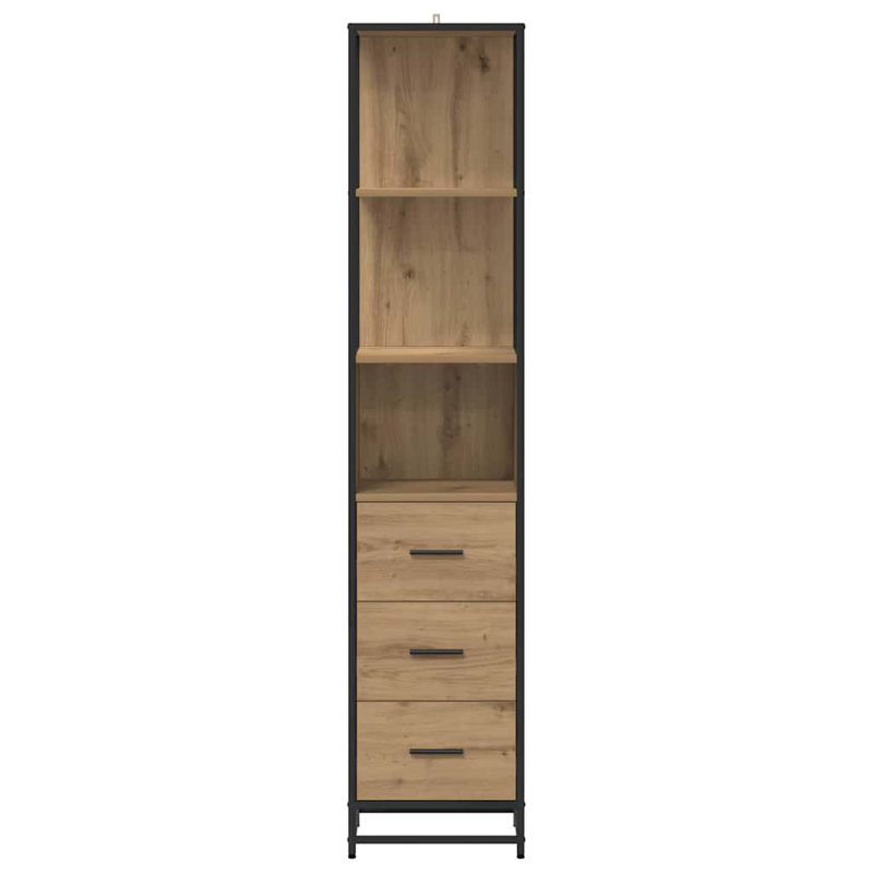 Bathroom Cabinet, Artisan Oak