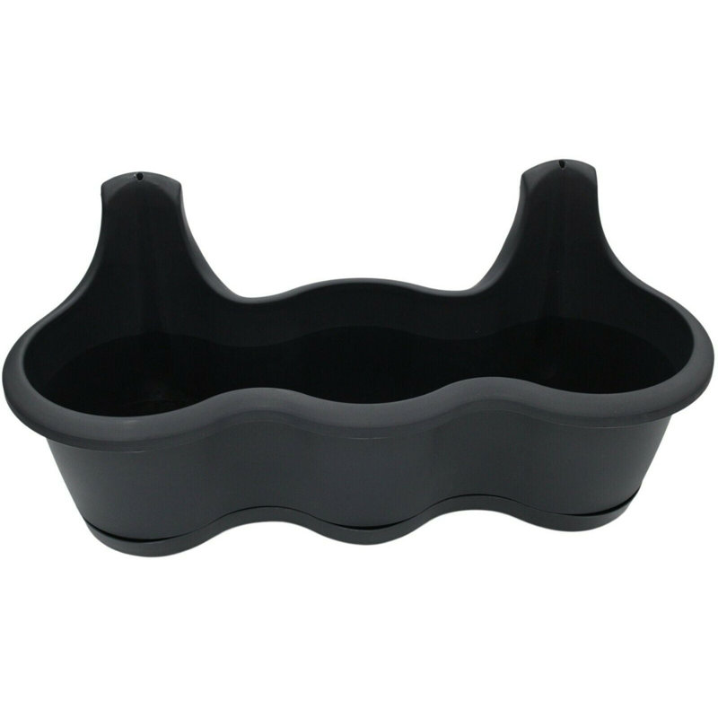 Alamae Wall Planter, Black