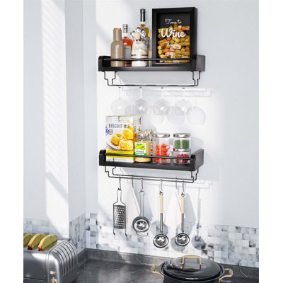 Bhuri Wine Glass Rack Black