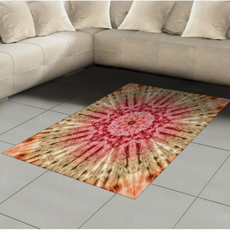 Tapis décoratif Batik, Rectangle— 4 pi x 5 pi 8 po