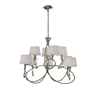 Eurich 8 - Light Shaded Chandelier
