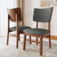 Set of 4 Mid-Century Modern Upholstered Dining Chairs with Ergonomic Design and Sturdy Wood Frame-1691654554