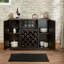 Armoire à vin à finition espresso