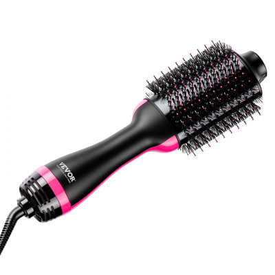 Hair Blow Dryer Brush Dual Voltage Hot Air Styler with 2.95" Oval Barrel