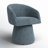 Kyo 24.4" W Chenille Swivel Barrel Chair-104828469