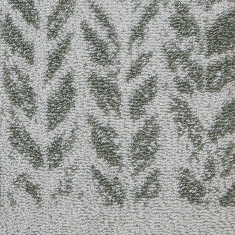 Gracie Oaks Distressed Leaves Hand Towel, Sage