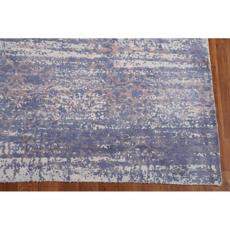 Contemporary Wool Abstract Area Rug 8x10