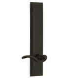 Grandeur Carré Tall Plate Privacy with Bellagio Lever