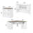 Huckins 3 Piece Computer Desk Office Set-1924495338