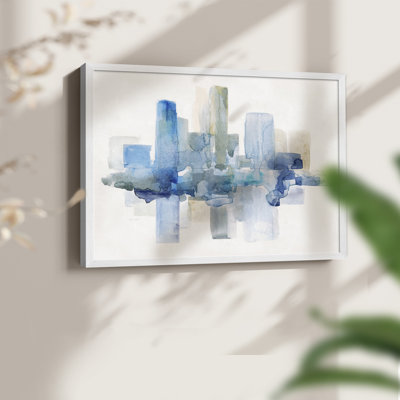 Soft Skyline II -Framed Print - Restickable