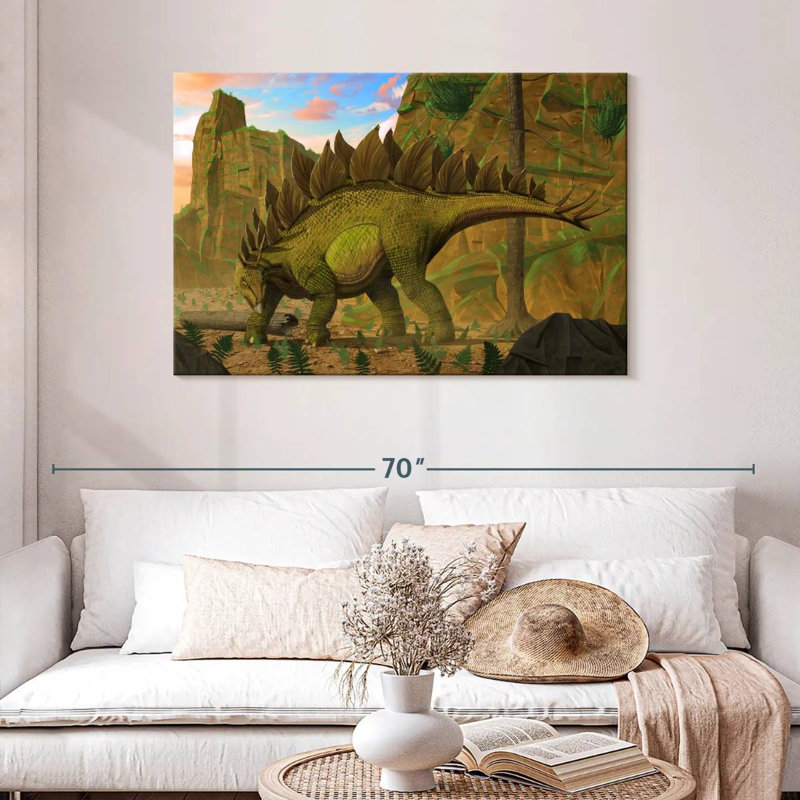 Brampt Stegosaurus, 30" H x 45" W