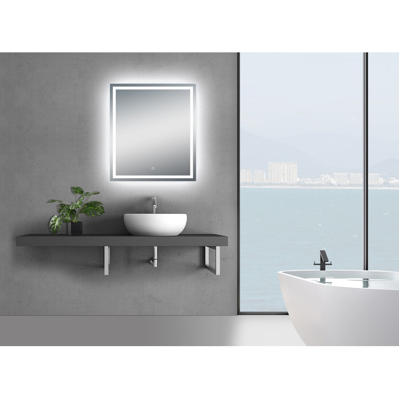 Quiles Flat Wall Mirror, 40" x 35.25"
