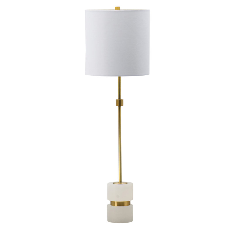 Lampe de table 34 po dorée