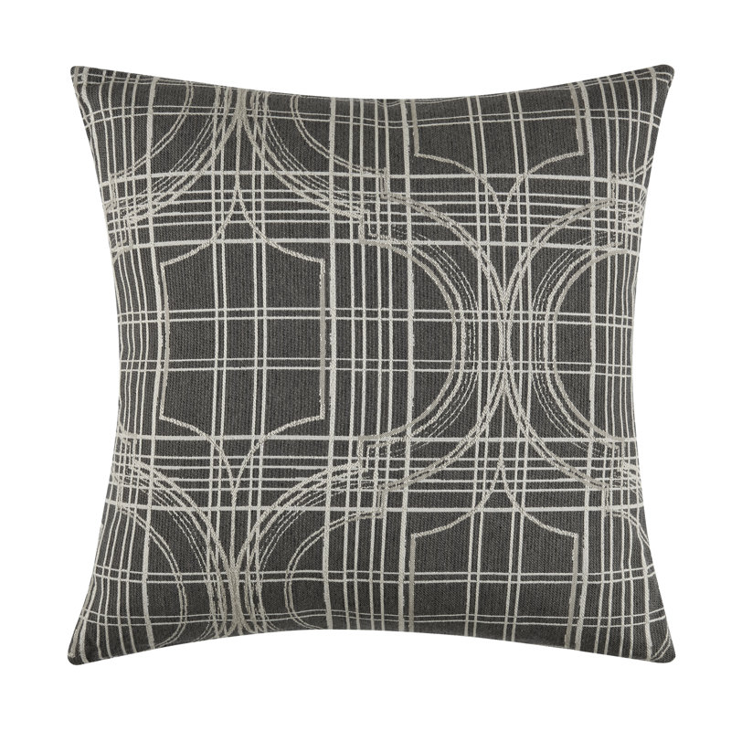 Revamp Abstract Throw Pillow, 20" x 20", Down Blend, Square